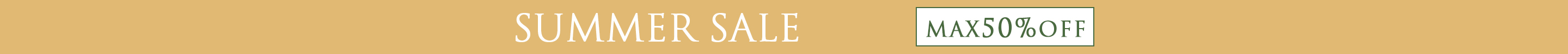SUMMER SALE
