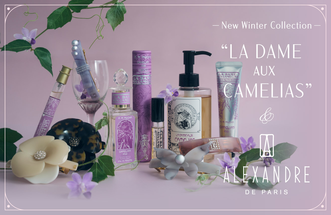 New Winter Collection LA DAME aux CAMELIAS ALEXANDRE DE PARIS