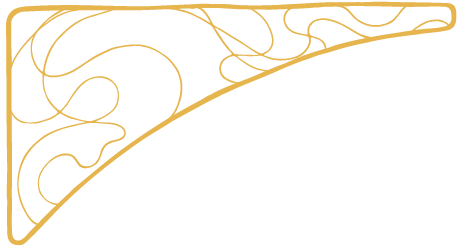 アール・ヌーヴォー調のアーチ