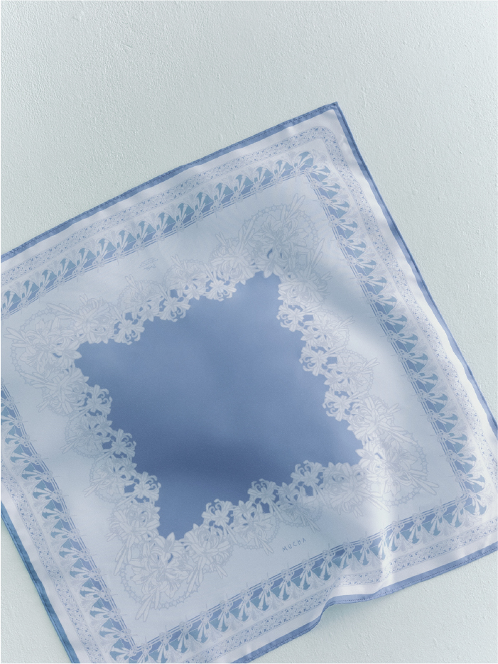 ウォーターリぺレント ふろしき ブルーリリーの画像