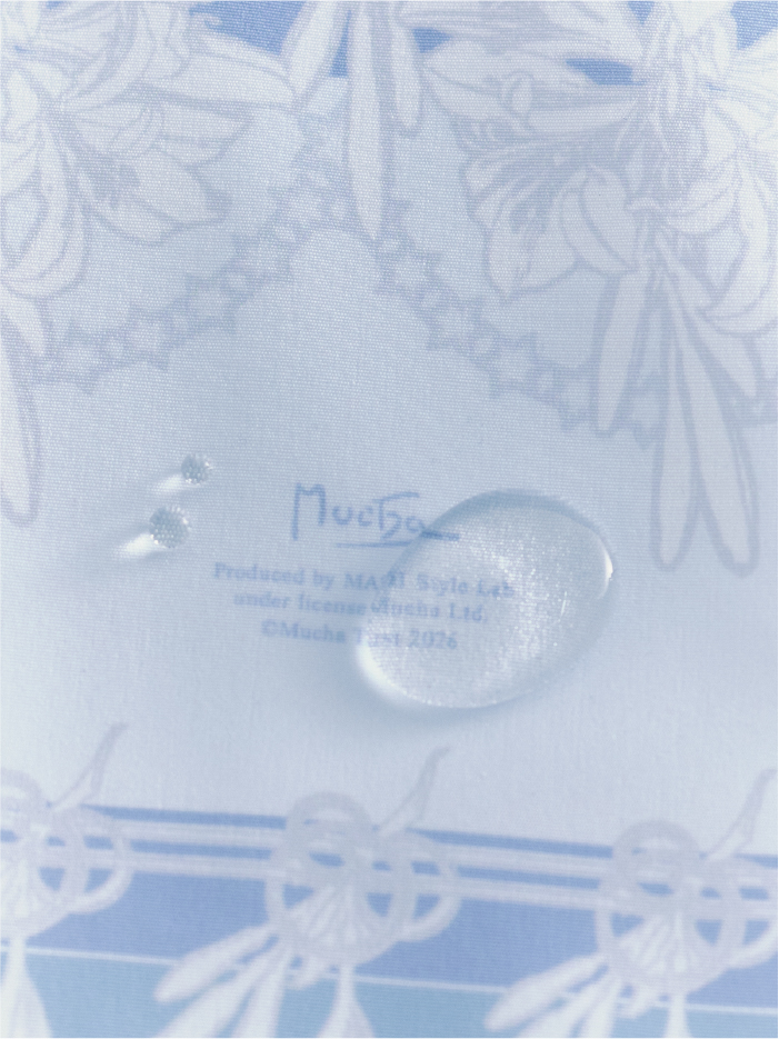 ウォーターリぺレント ふろしき ブルーリリーの画像