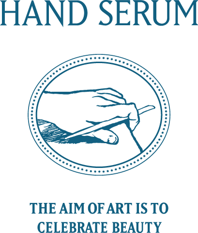 HAND SERUM THE AIM OF ART IS TO CELEBRATE BEAUTY